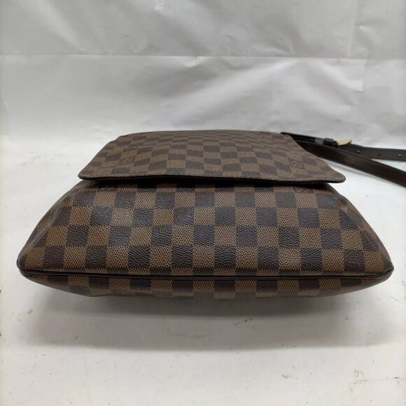 100% Authentic Louis Vuitton Musette Brown Damier Ebene Shoulder Bag - Picture 4 of 9